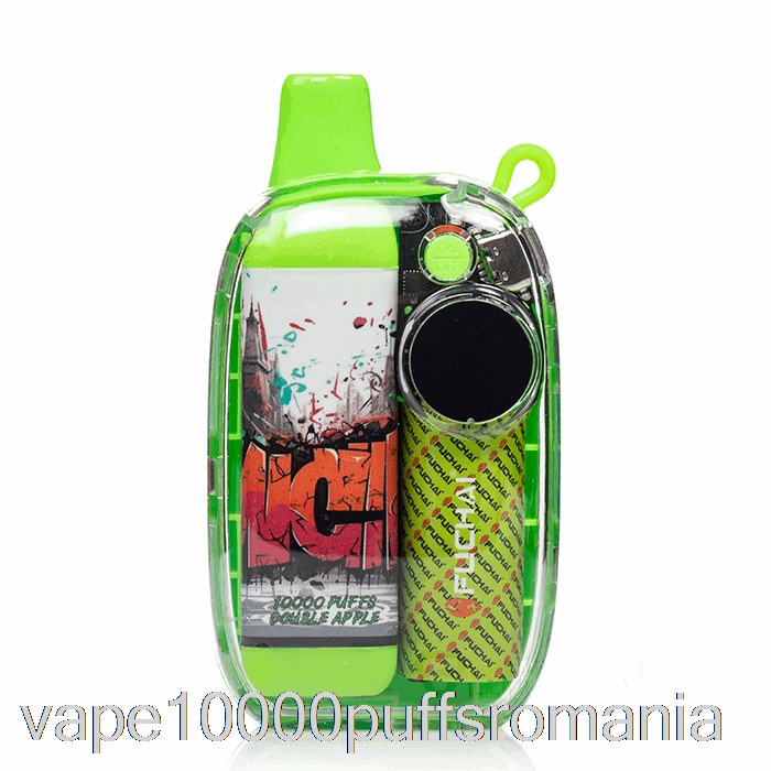 Vape Romania Sigelei Fuchai 10000 De Unica Folosinta Double Apple
